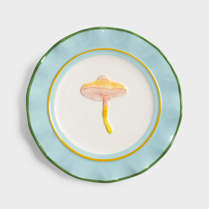 KLEVERING-Plate magic mushroom set of 4