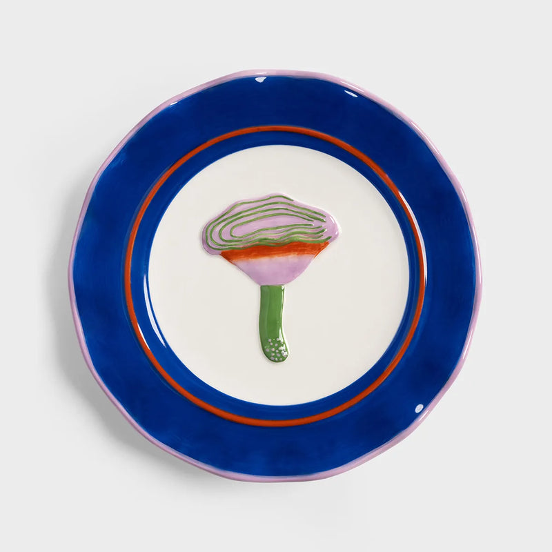 KLEVERING-Plate magic mushroom set of 4
