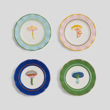 KLEVERING-Plate magic mushroom set of 4