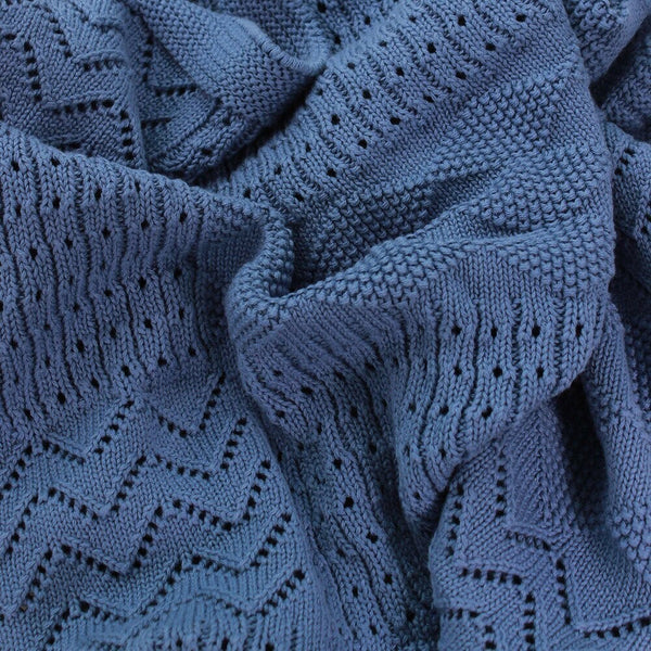 Jessie Multi Pattern Knit - Blue