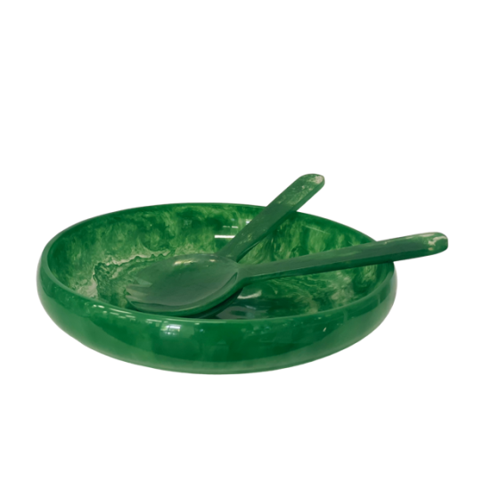 Resin Salad Bowl - Vivid Apple