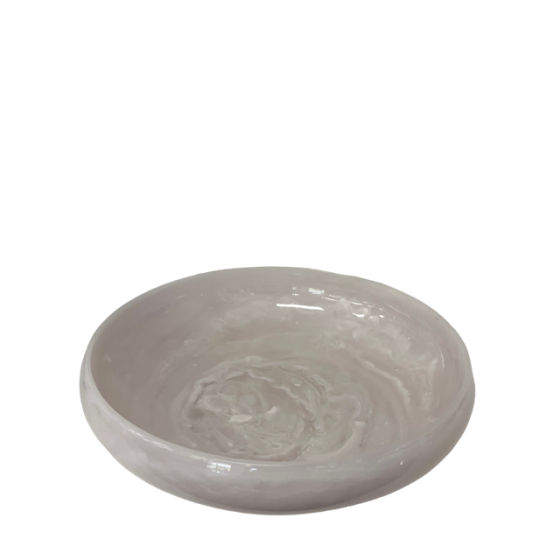 Resin Salad Bowl - Chalk