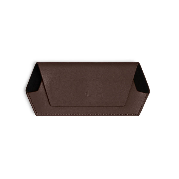 Fox and Leo glasses case - Chocolate