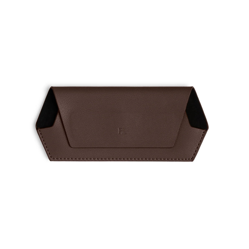 Fox and Leo glasses case - Chocolate