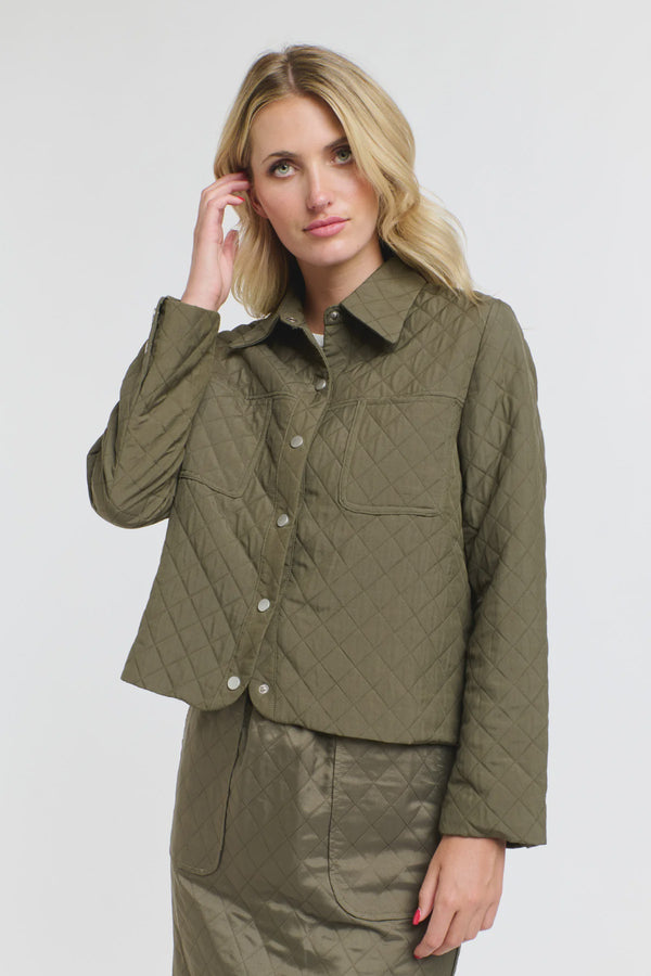 Quilted Jacket - Khaki