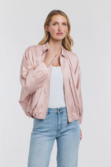 Ryder Satin Jacket - Pink