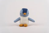 Pingu Cotton Knit Penguin Toy - Blue