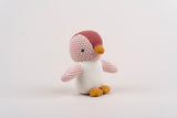 Pingu Cotton Knit Penguin Toy - Pink