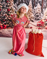 Pink Lemonade Velvet Santa Sack