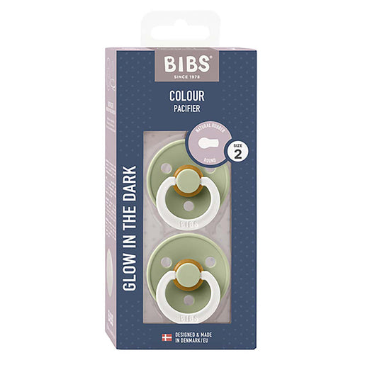 Bibs Dummy Night Glow - 2 Pack - Sage