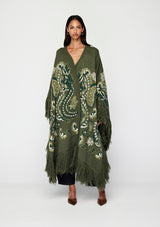 Sylva Jaquard Poncho