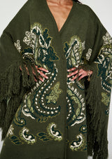 Sylva Jaquard Poncho