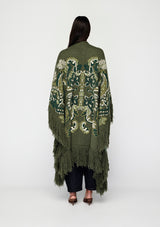 Sylva Jaquard Poncho