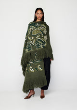Sylva Jaquard Poncho