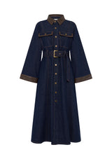 Nia Denim Midi Dress