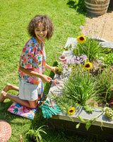 Wild Flowers In Bloom Garden Tools and Gloves Set