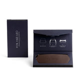Fox and Leo glasses case - Chocolate