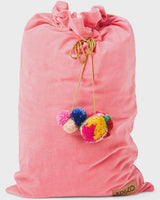 Pink Lemonade Velvet Santa Sack