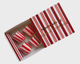 Candy Stripe shot glasses