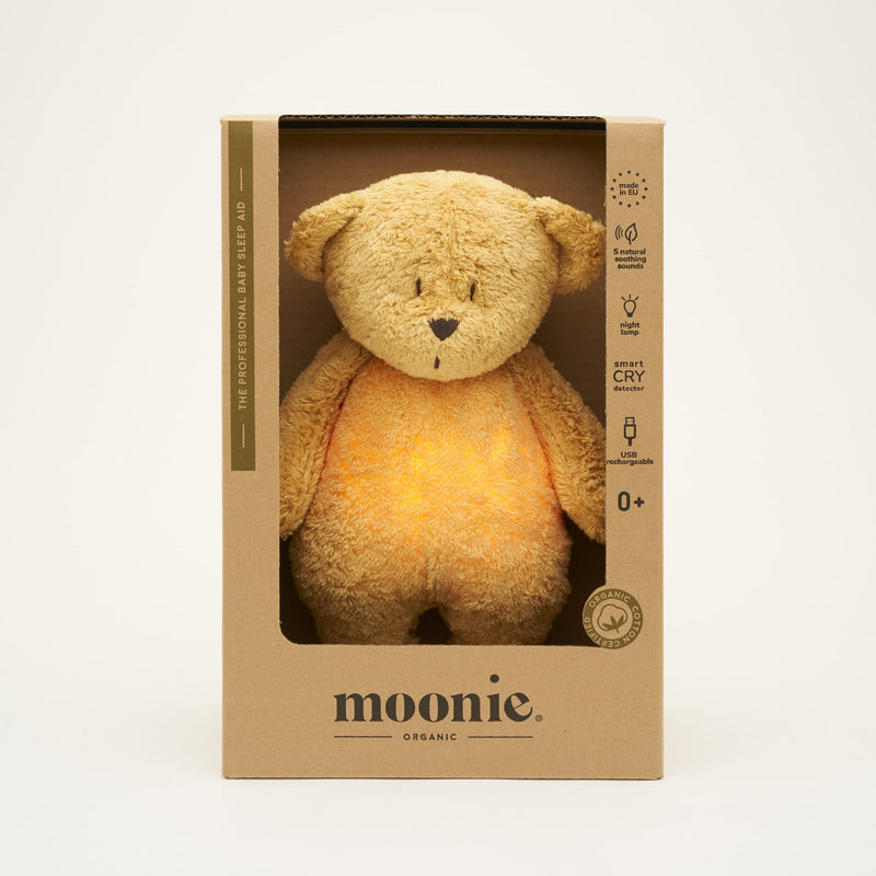 Moonie 2.0 - Honey The Organic Humming Bear with Lamp