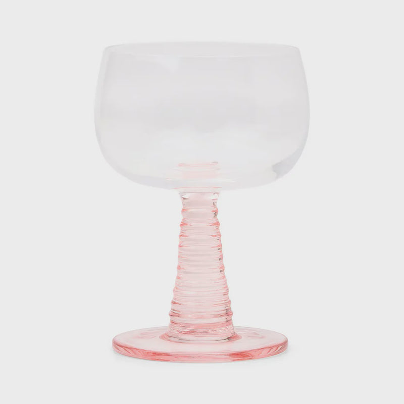 The Romy Set of 2 Wine Glasses – Blush