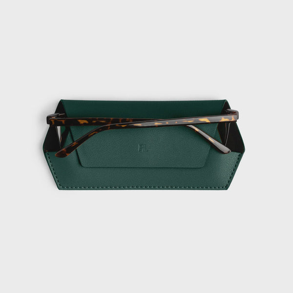 Fox and Leo glasses case - Forest