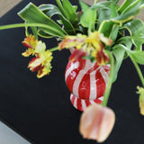 KLEVERING-Vase rhombic red