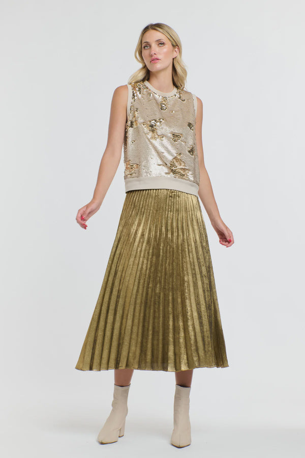 Metallic Skirt - Fool's Gold