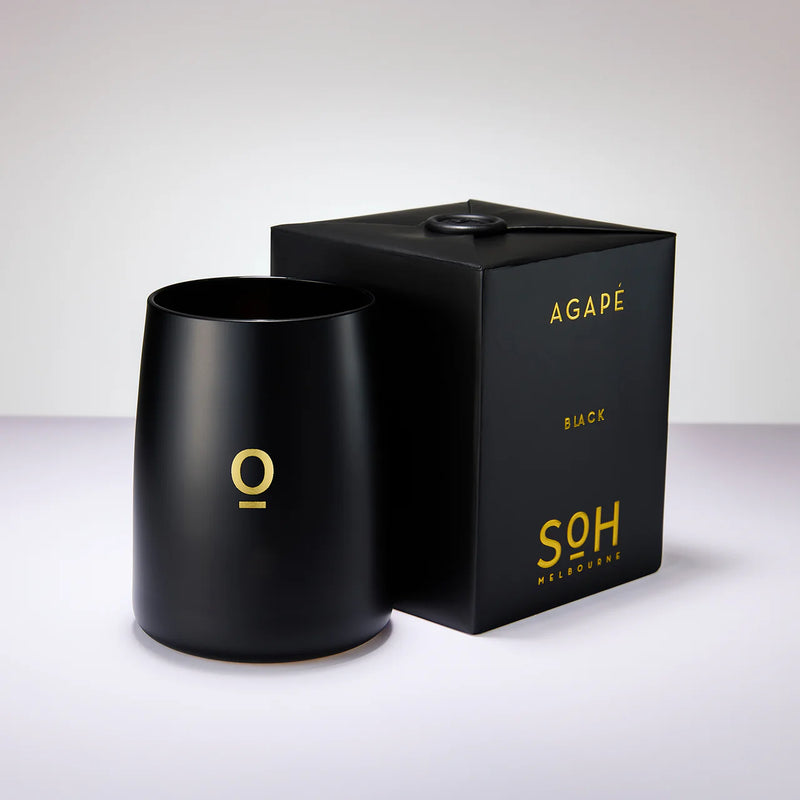 SOH Agape Black Matte Glass