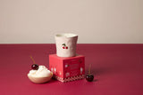 Bistro 8oz Cherries Embossed Ceramic Candle - Smoked Cherry