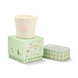 Bistro 8oz  Macaron Embossed Ceramic Candle - Macaron