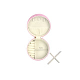 Round Jewellery Case - Berry