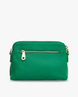 Burbank Crossbody - Green Pebble