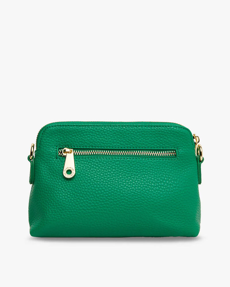 Burbank Crossbody - Green Pebble