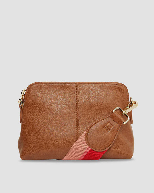 Burbank Crossbody - Tan Pebble