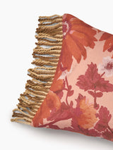 Marigold Rose Linen Cushion - 60x40cm