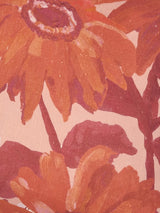 Marigold Rose Linen Cushion - 60x40cm