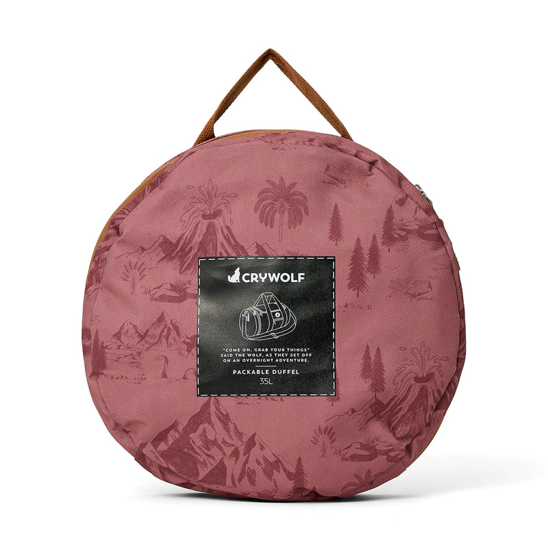 Packable Duffel - Rose Landscape