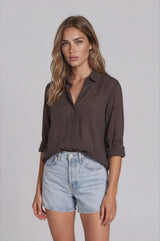 Chiara Shirt - Chocolate