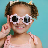 Daisy -Pink with Aqua spots