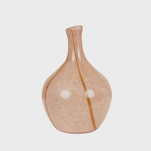 Boden Stripe Bottle Vase - Blush