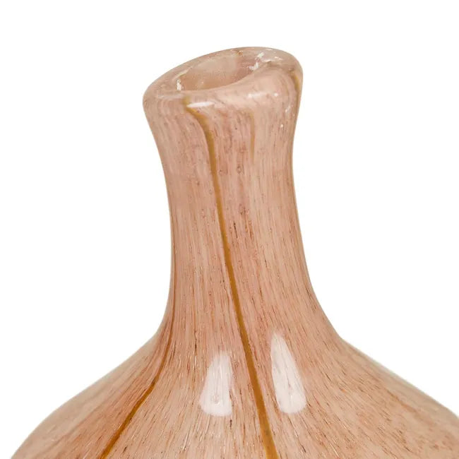 Boden Stripe Bottle Vase - Blush