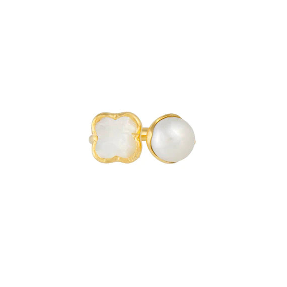 Pearl and Mother of Pearl Ring