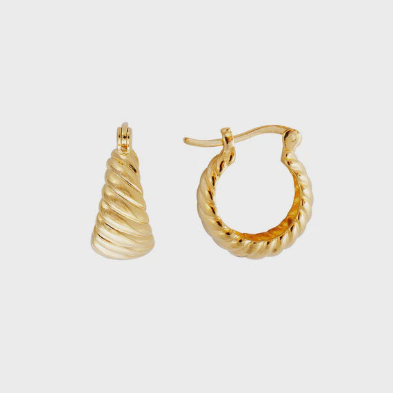 Flarred Croissant Hoops