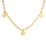 Golden Beachcomber Charm Necklace