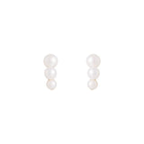 Triplet Pearl Studs