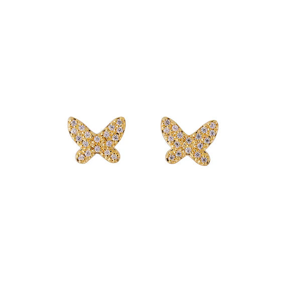 Butterfly Pave Studs