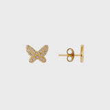 Butterfly Pave Studs