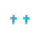 Azzurra Cross Studs
