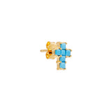 Azzurra Cross Studs